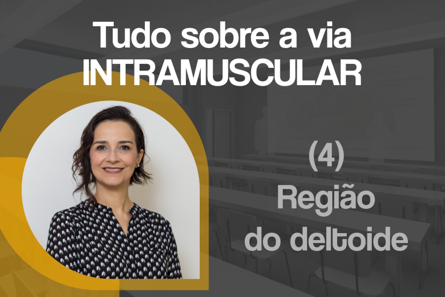via intramuscular região do deltoide