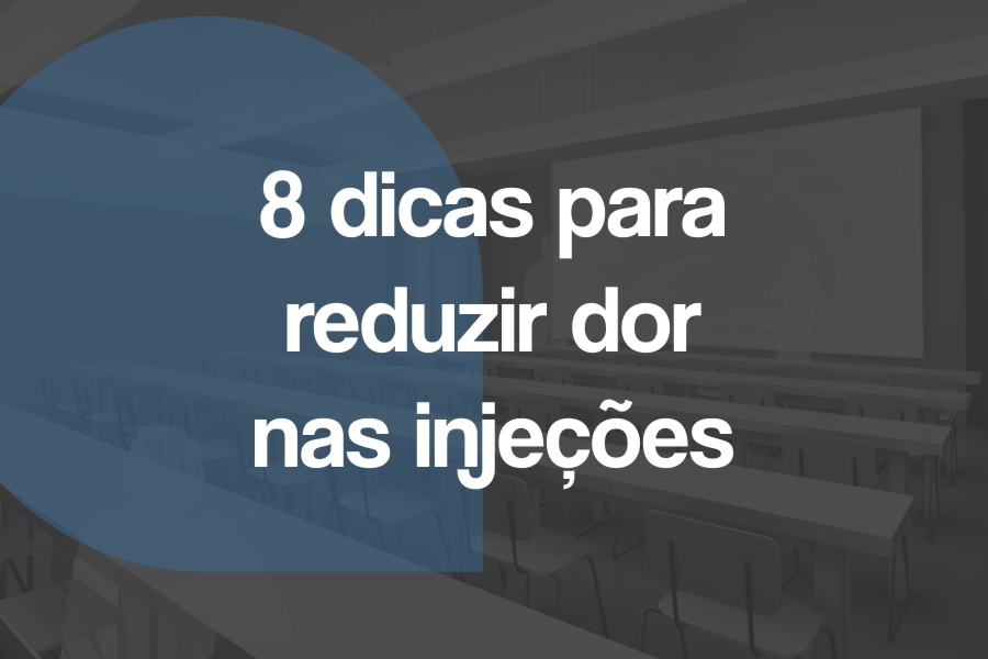 Dicas para reduzir dor nas injeções